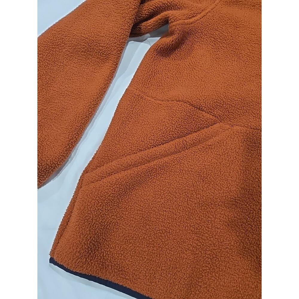 The North Face Mens Fleece Pullover Hooded Rust Large - Picture 3 of 7